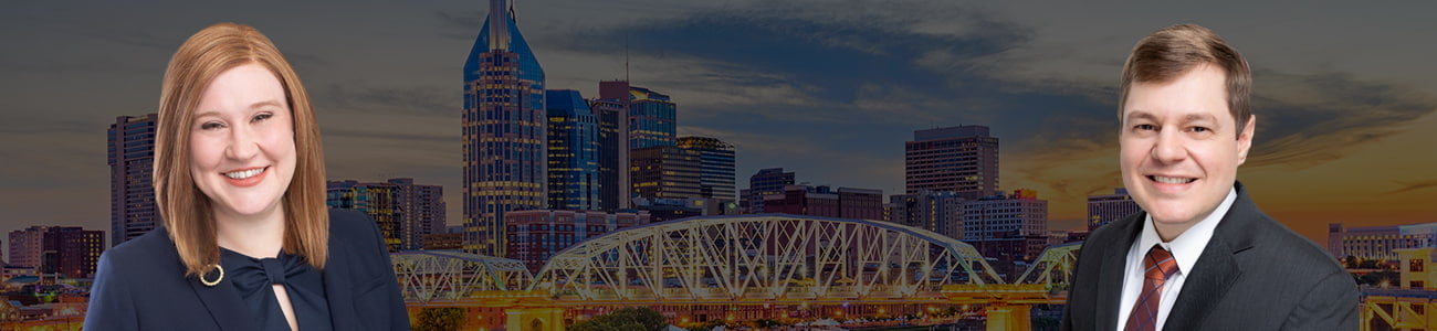 Nashville Tennessee Skyline and Attorney Photo